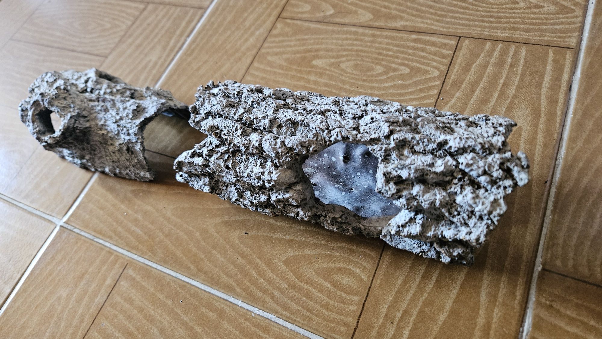 2 Troncos de Plástico efeito Madeira (Aquários/Terrarios)