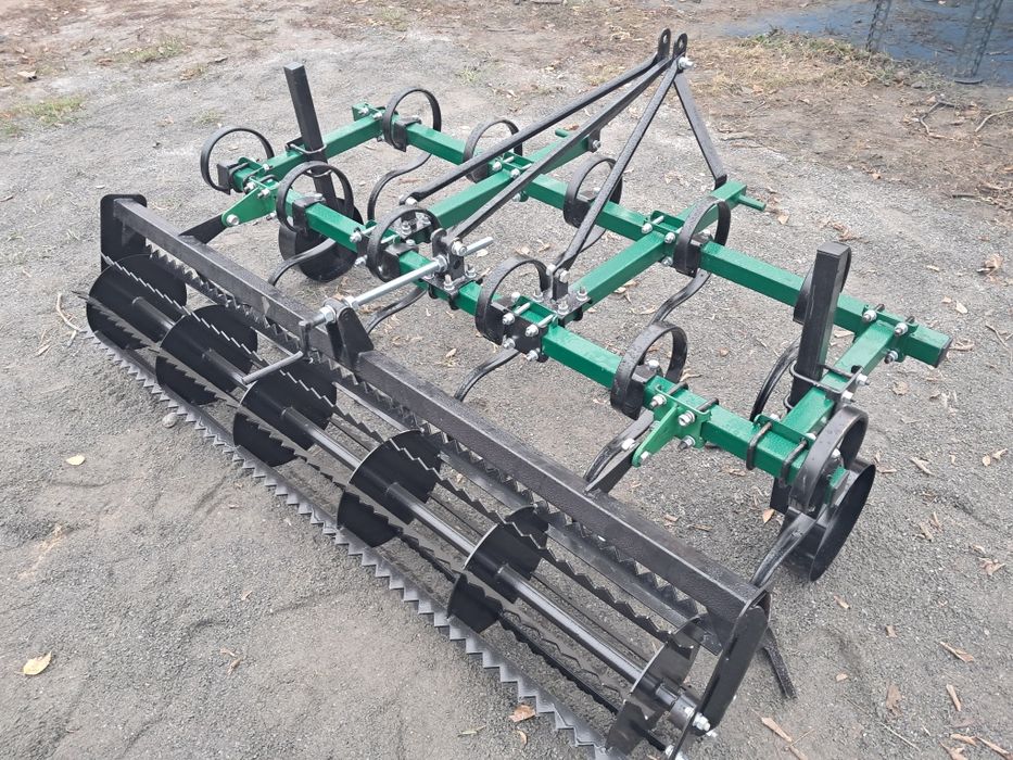 Культиватор з котком 1,8м типу європак пружинний передпосівний до трак