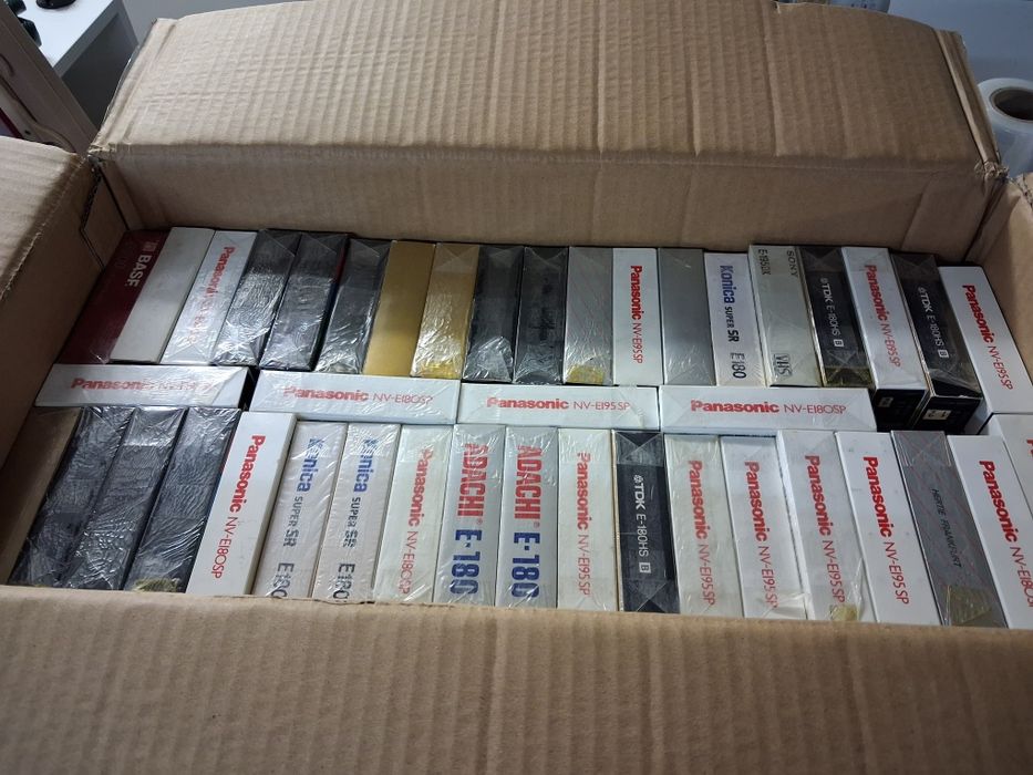 Zestaw kaset vhs