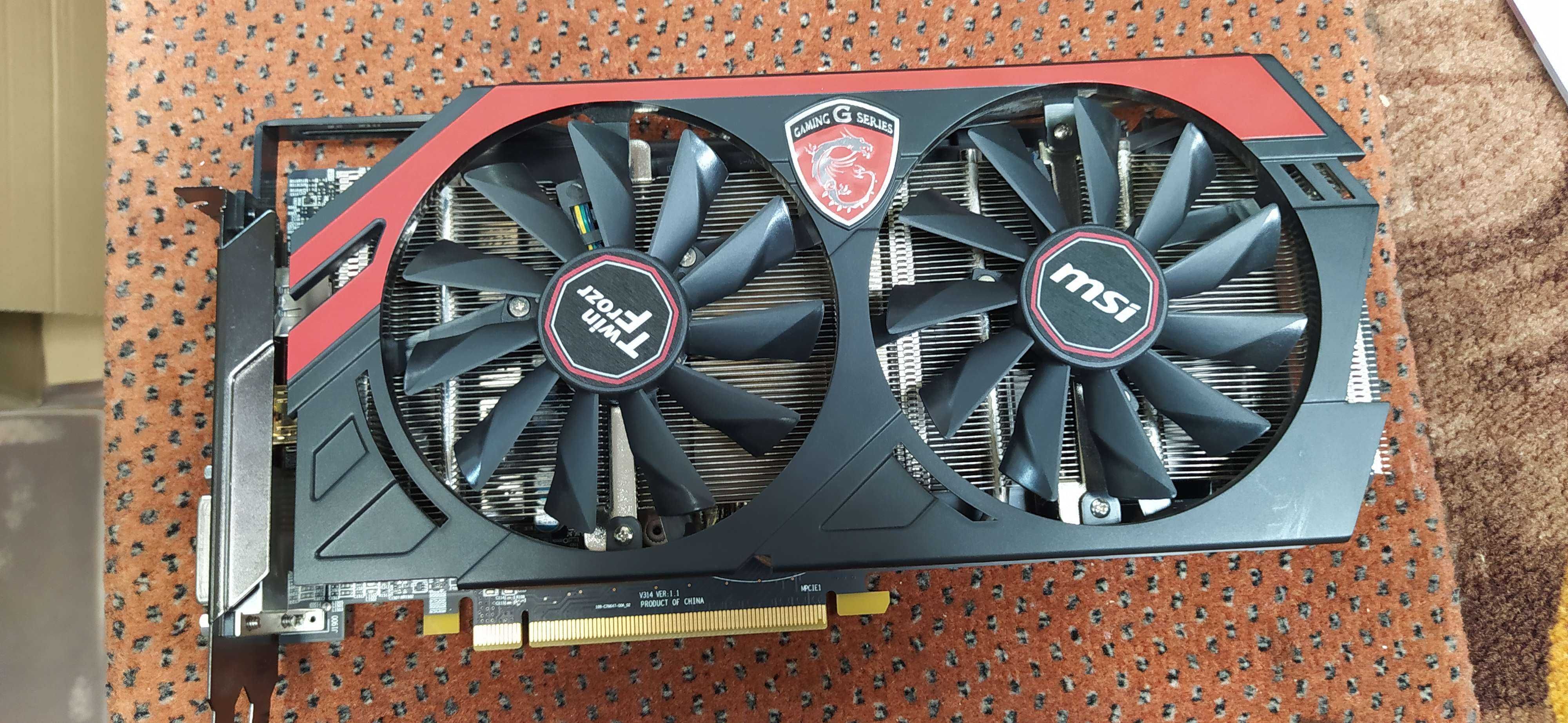 Pł Główna MB MSI X79A-GD45 CPU i7-3820 VGA MSI R9 285 2GB VGA 22GB RAM