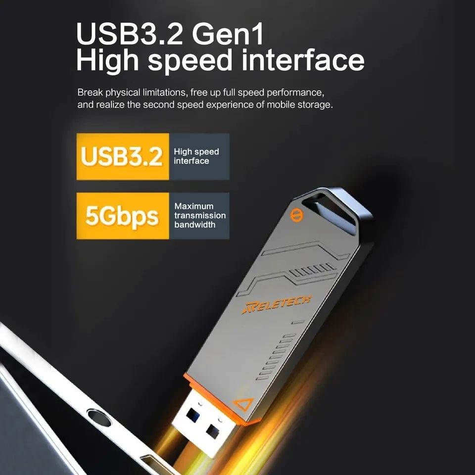 USB 3.2 SSD Флешка - диск 256гб