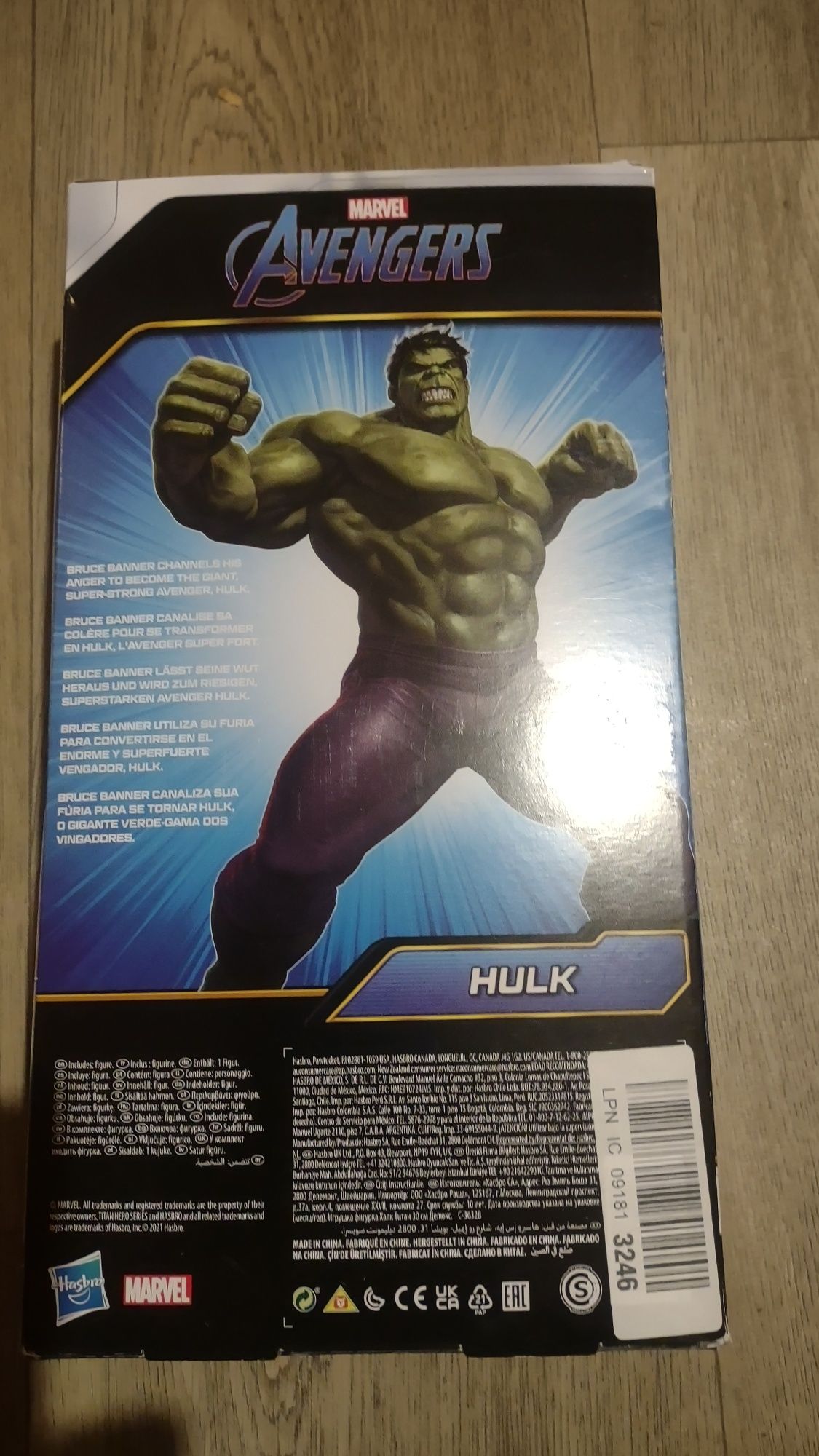 Hulk Avengers figurka duża nowy szybka wysyłka