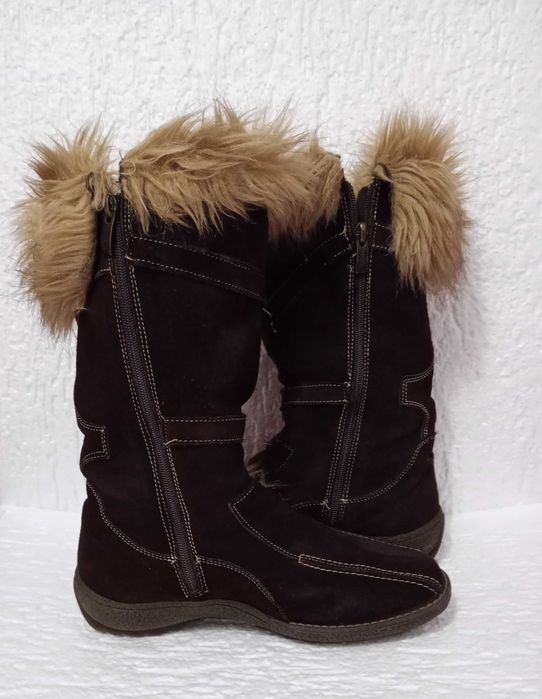 Zimowe buty skórzane, Maciejka, rozmiar 38