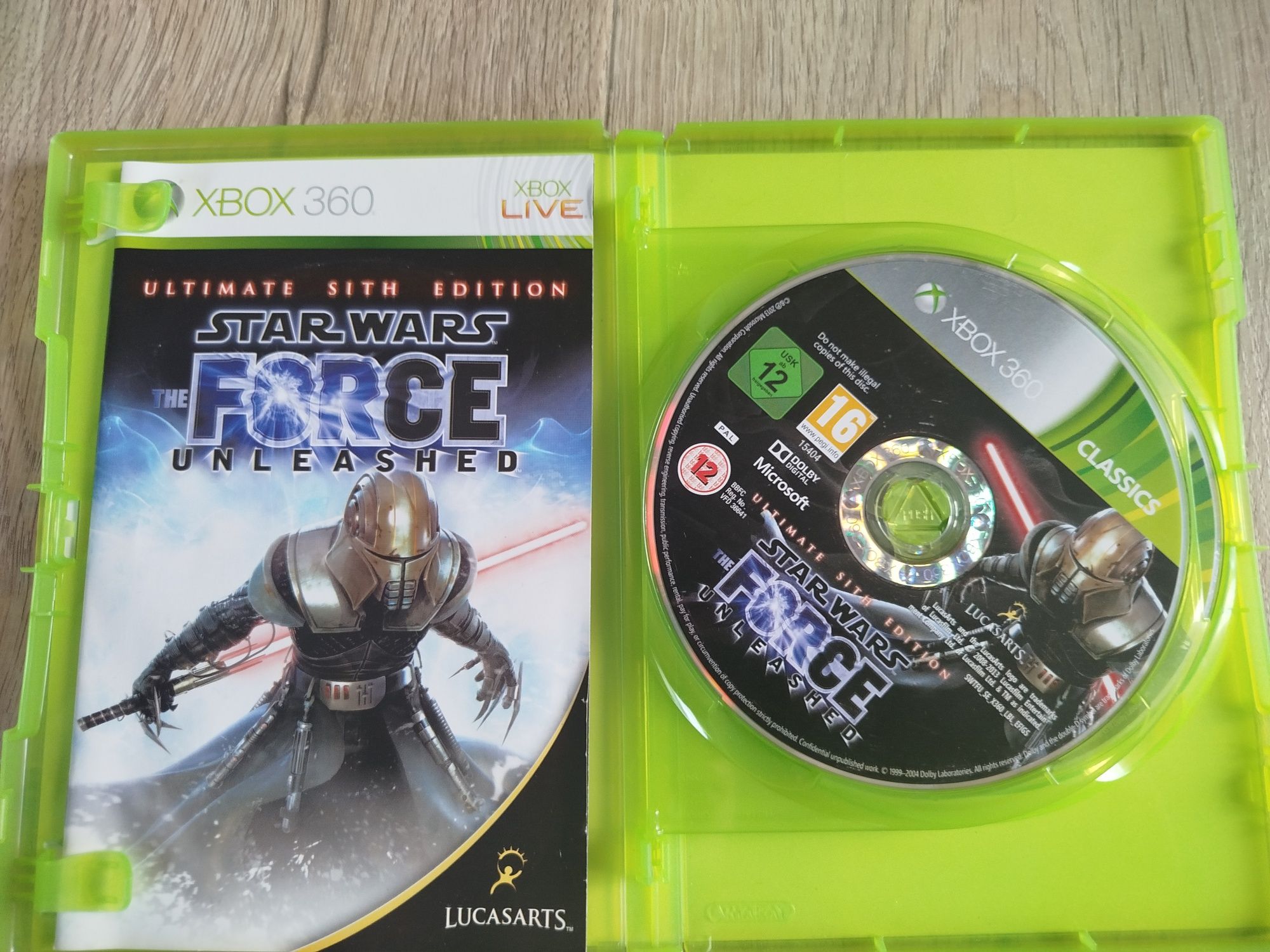 Star Wars The Force Unleashed Ultimate sith edition Xbox 360
