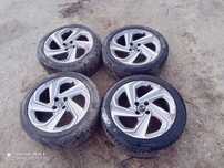 Koła, felgi aluminiowe 18 cali 4x108, citroen ds5 stan jak na foto
