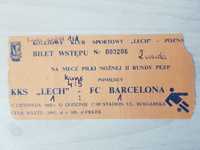 Lech Poznań - FC Barcelona 1988