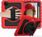 Etui Case Do iPad Air 4/5  Pro11 Pancerne Czerwono Czarne