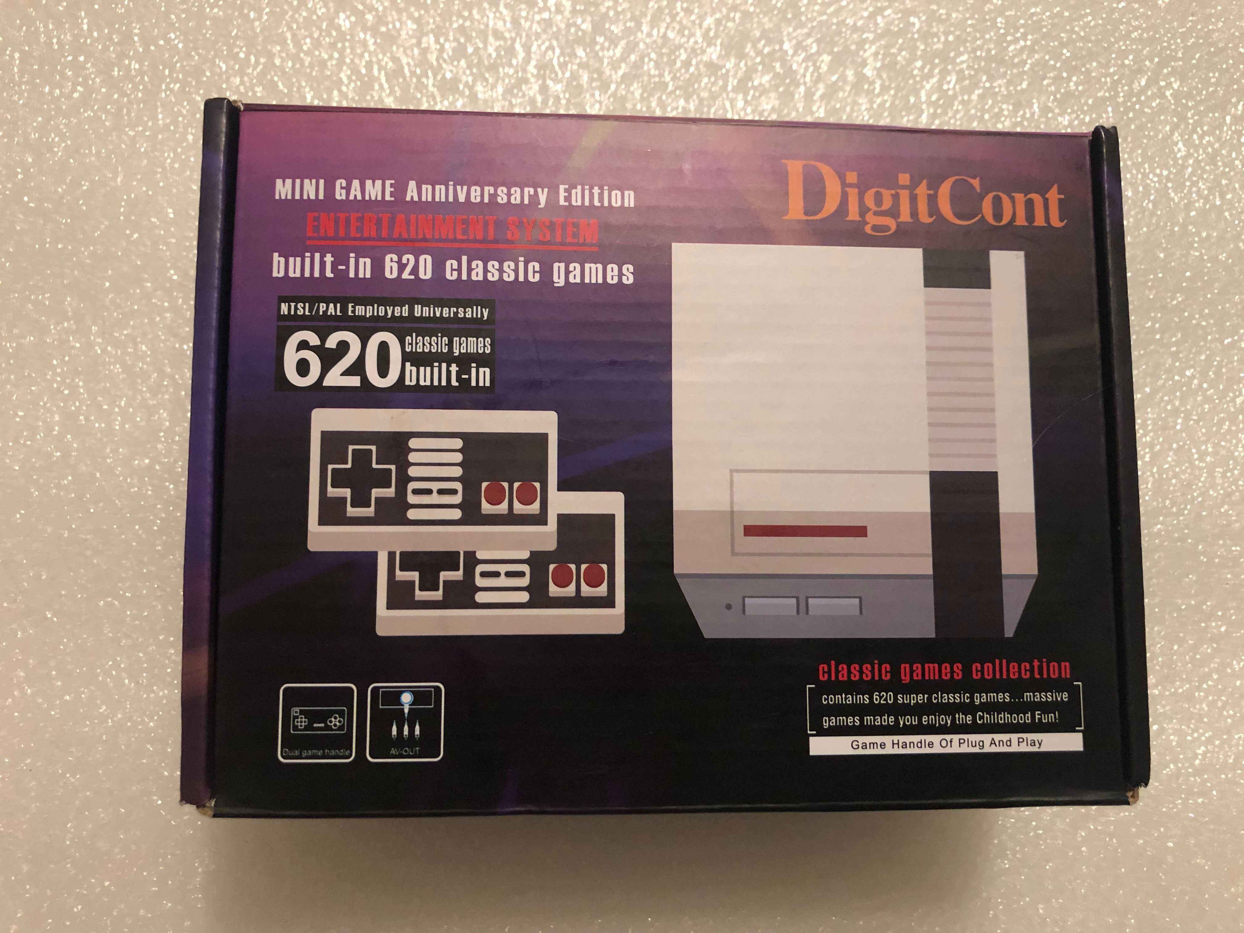 DigitCont Konsola Telewizyjna Retro 620 gier 2 kontrolery