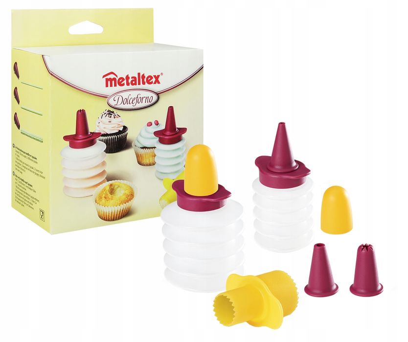 zestaw do dekoracji babeczek muffinek tortów swiss