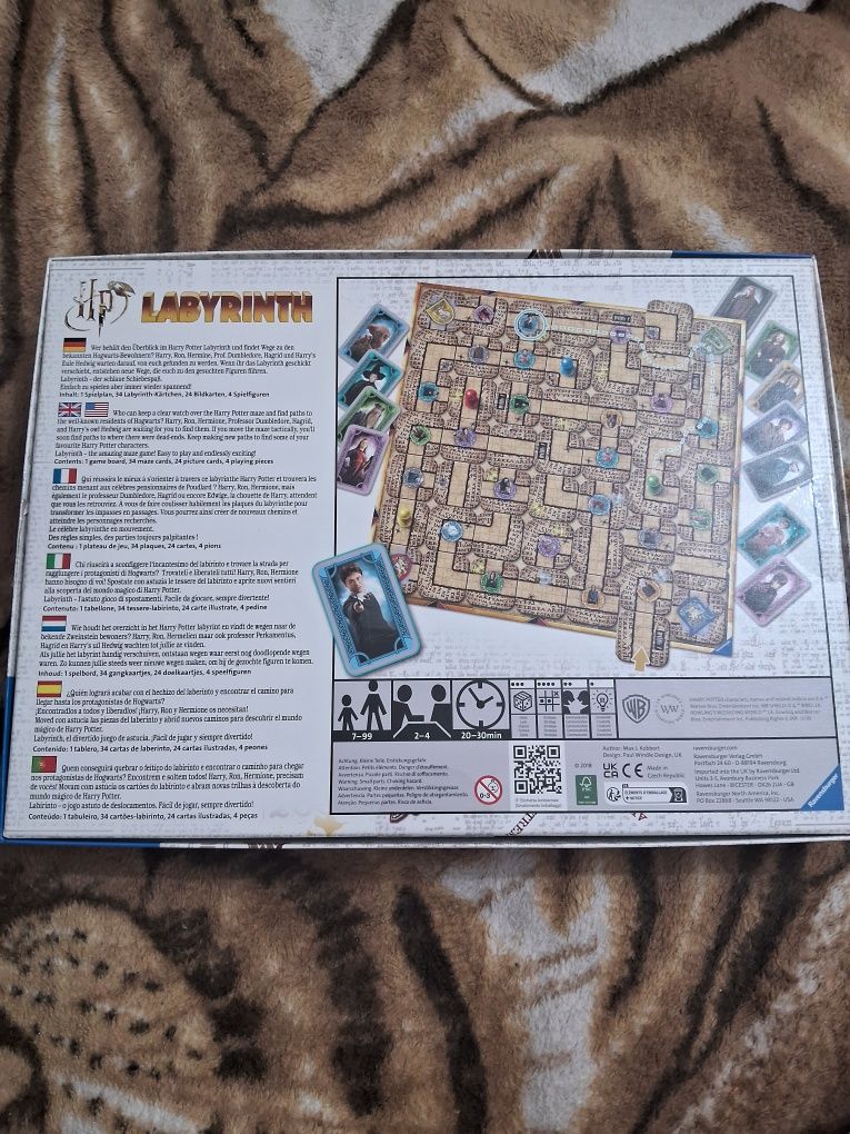 Гра "Лабіринт Гаррі Поттер" від Ravensburger.