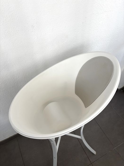 Banheira Shnuggle branca + suporte