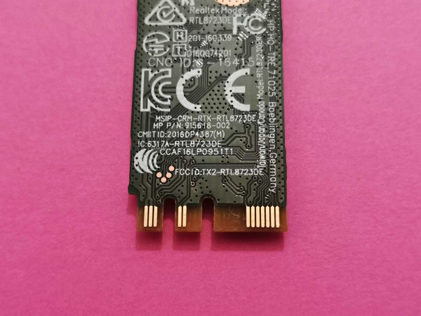 ReaLTek RTL8723DE - Karta Sieciowa WiFi