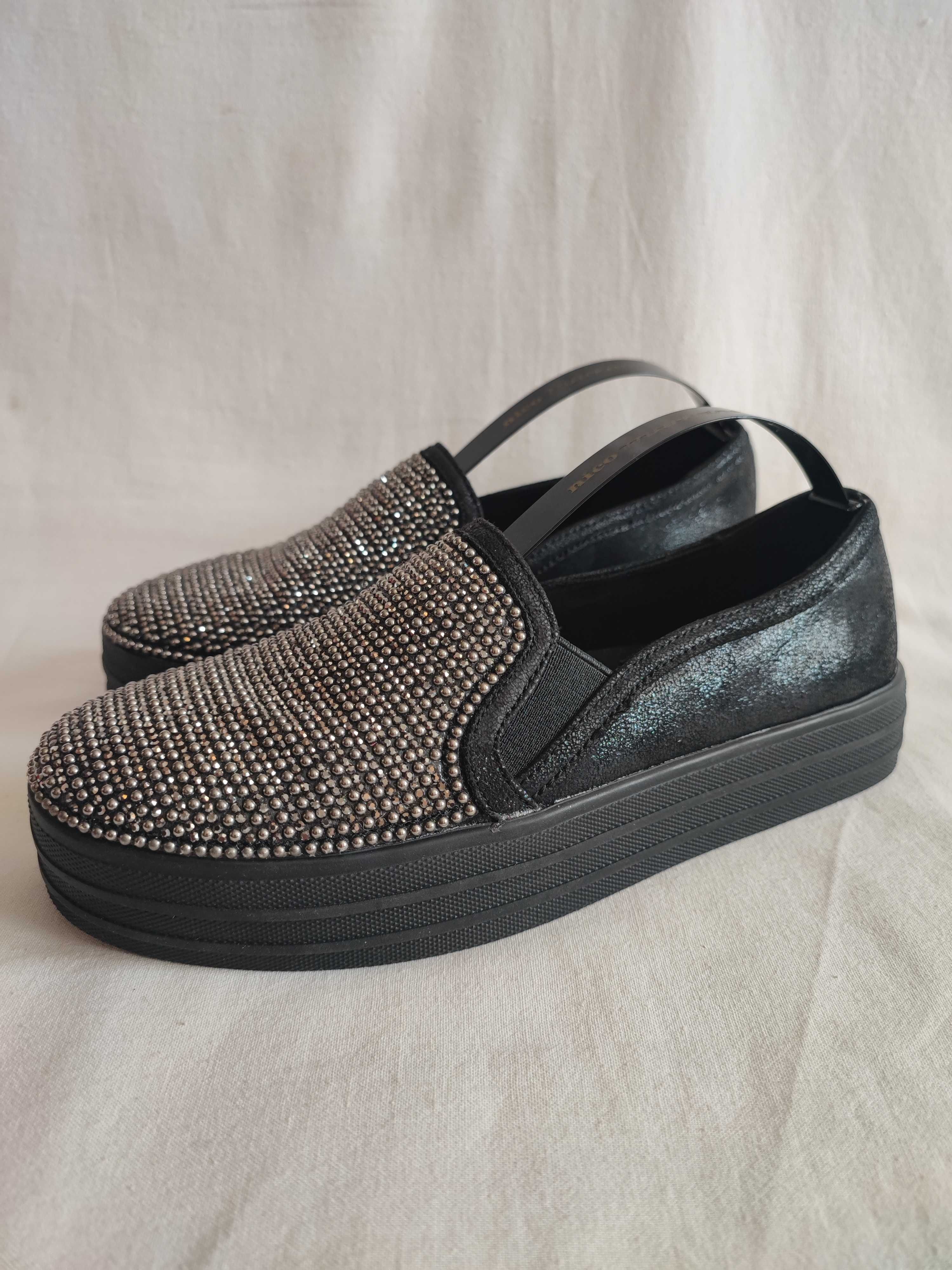 Мокасины босоножки женские "Skechers" Размер 36 (23,5 см) Идеальные!!!