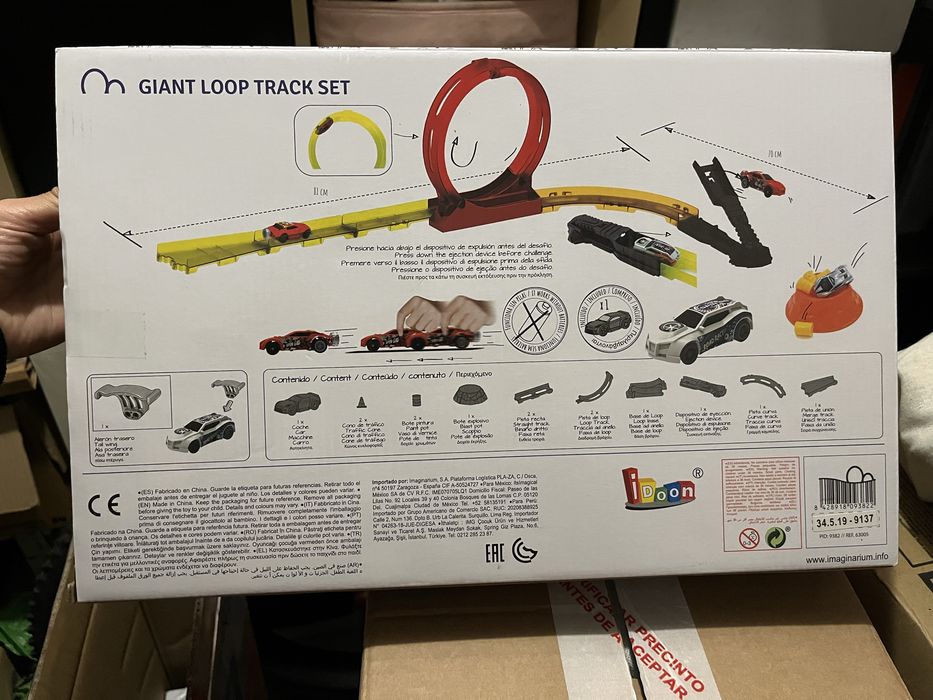 Novo - Pista de carros com looping Imaginarium Nova