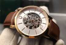 Piękny zegarek Bulova 97A172 American Clipper Automatic, open heart