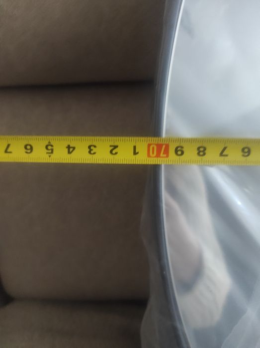 Lustro okrągłe w czarnej ramie