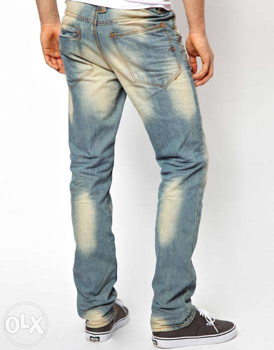 Męskie spodnie jeansowe Slim W30 L30