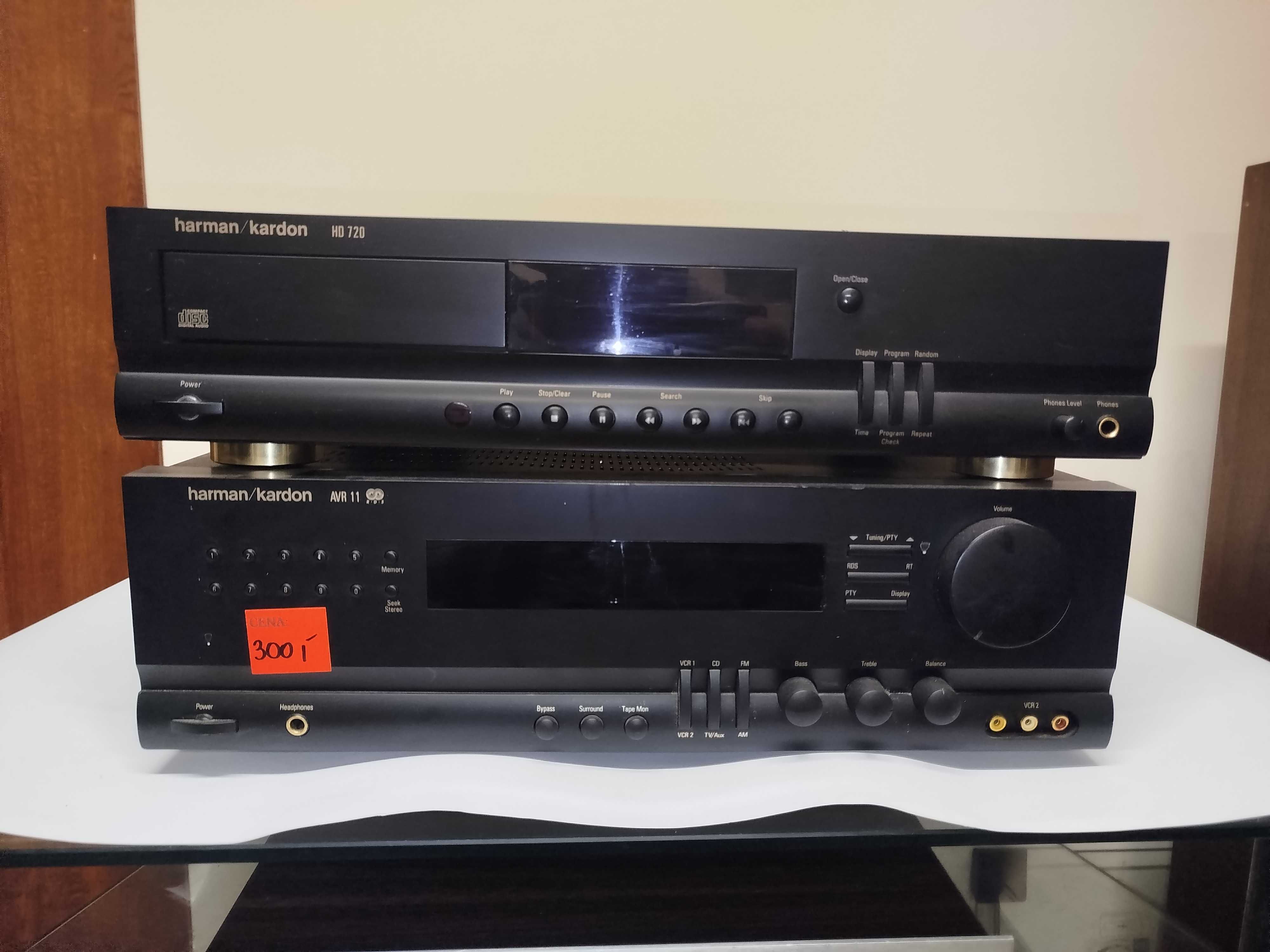 Zestaw wzmacniacz Harman Kardon AVR11 CD HD720