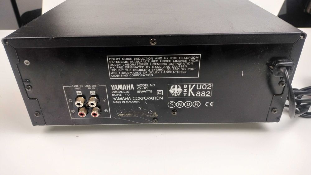 Yamaha KX-10 Stereo Cassette Deck | Natural Sound | HiFi | Serwisowany