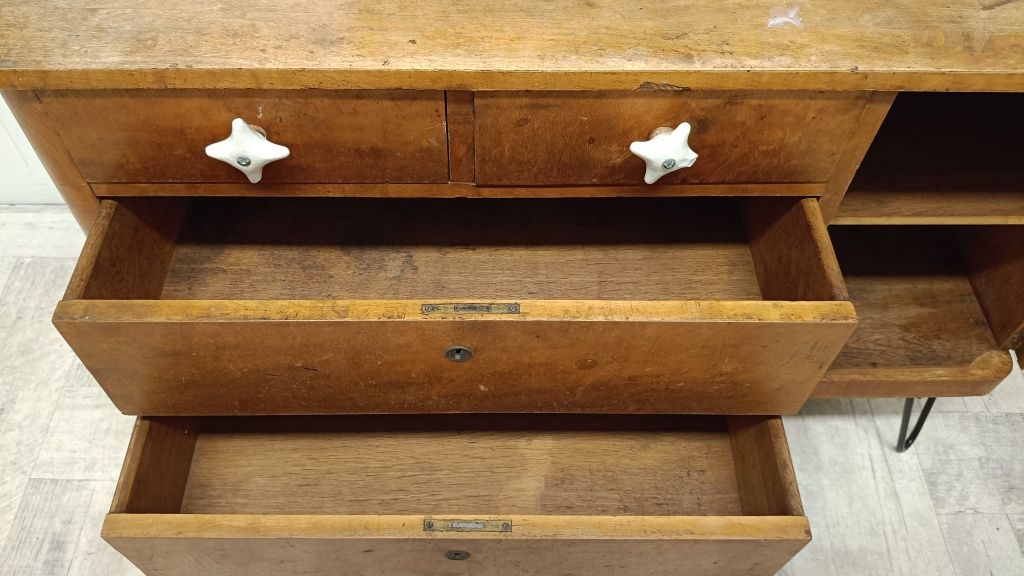 szafka pod umywalkę komoda do łazienki vintage stara lustro