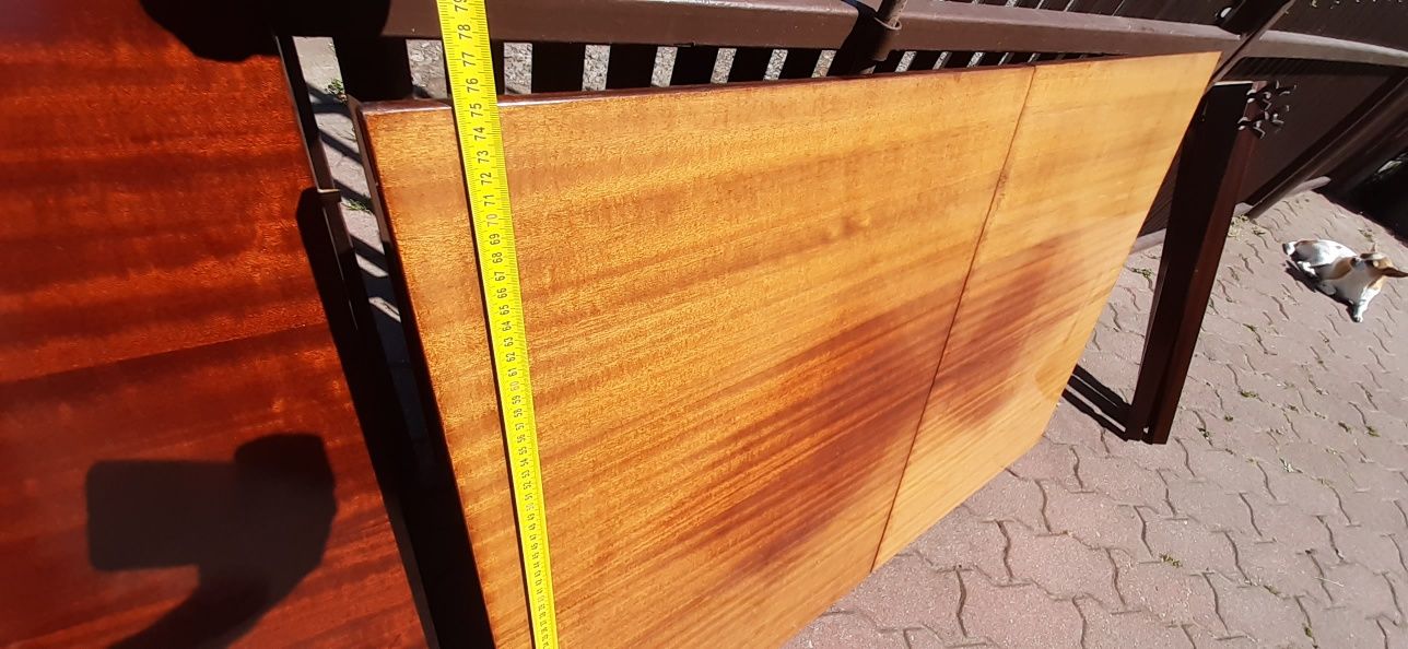 Stół drewniany rozkładany retro PRL