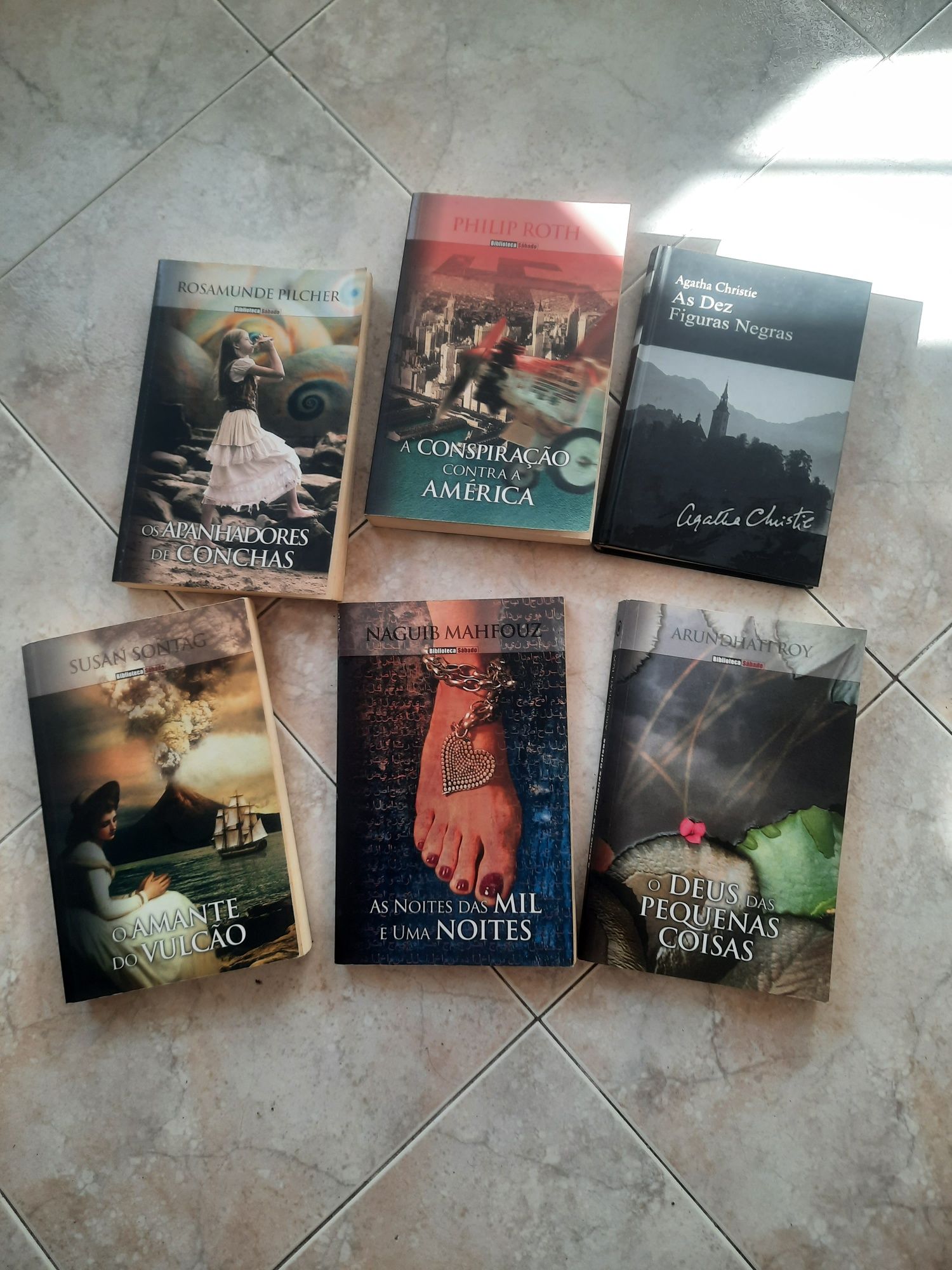 6 livros por 15 euros