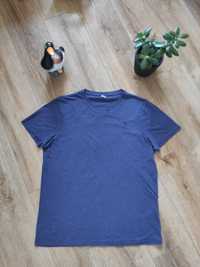 Granatowa koszulka z krótkim rękawem t-shirt damski