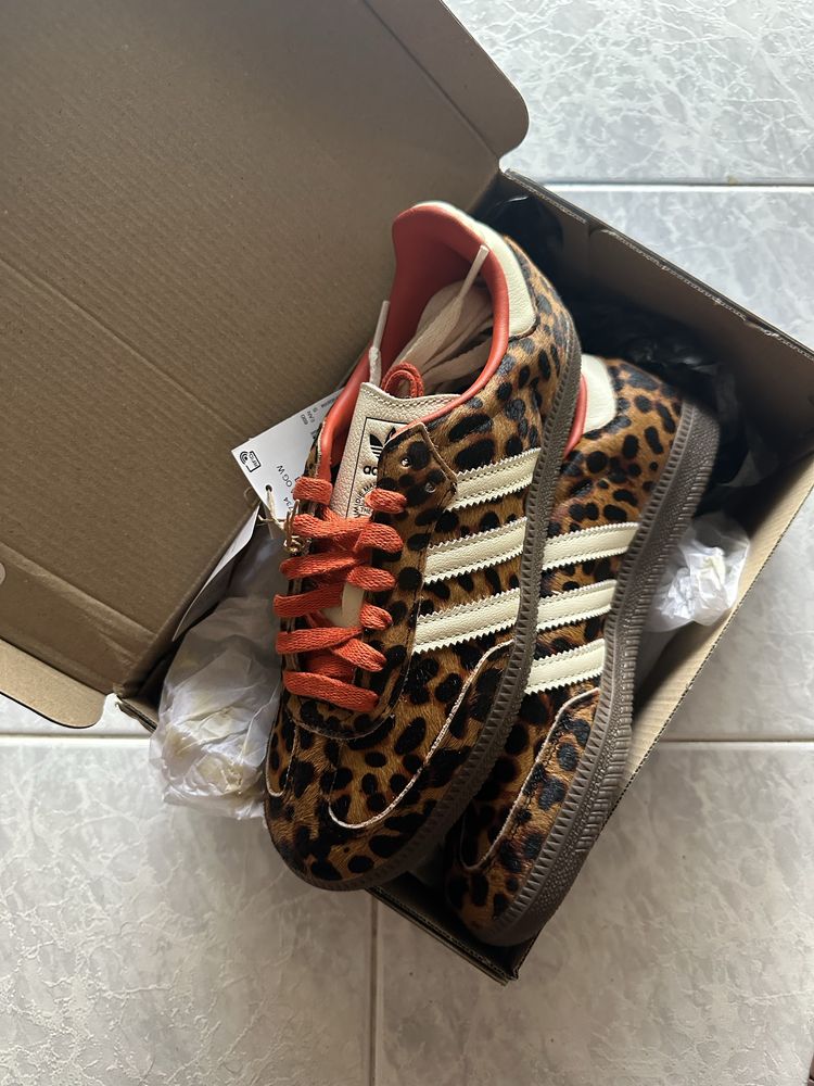 Adidas Samba Leopard Print