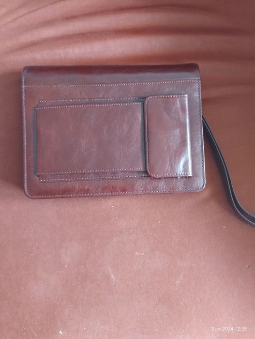 Męska saszetka Puccini P-1501 - kolor brązowy