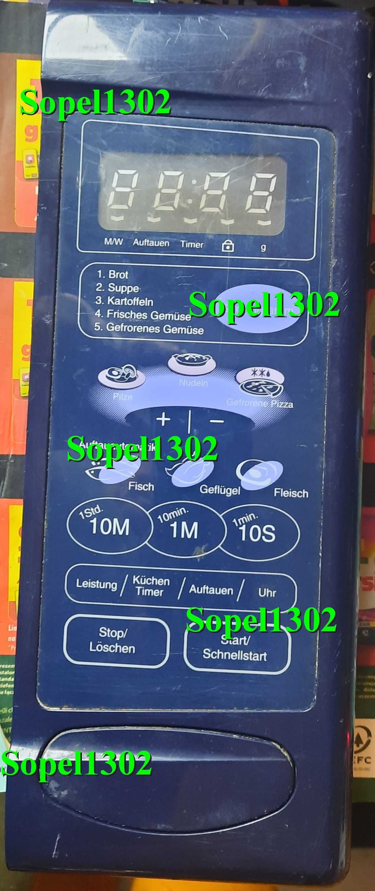 Programator, moduł mikrofalówki Daewoo M158 + panel przedni.