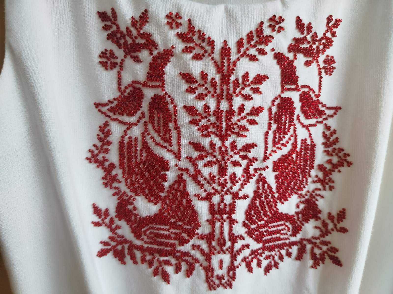 Сукня, вишита бісером, S. Сукня-вишиванка