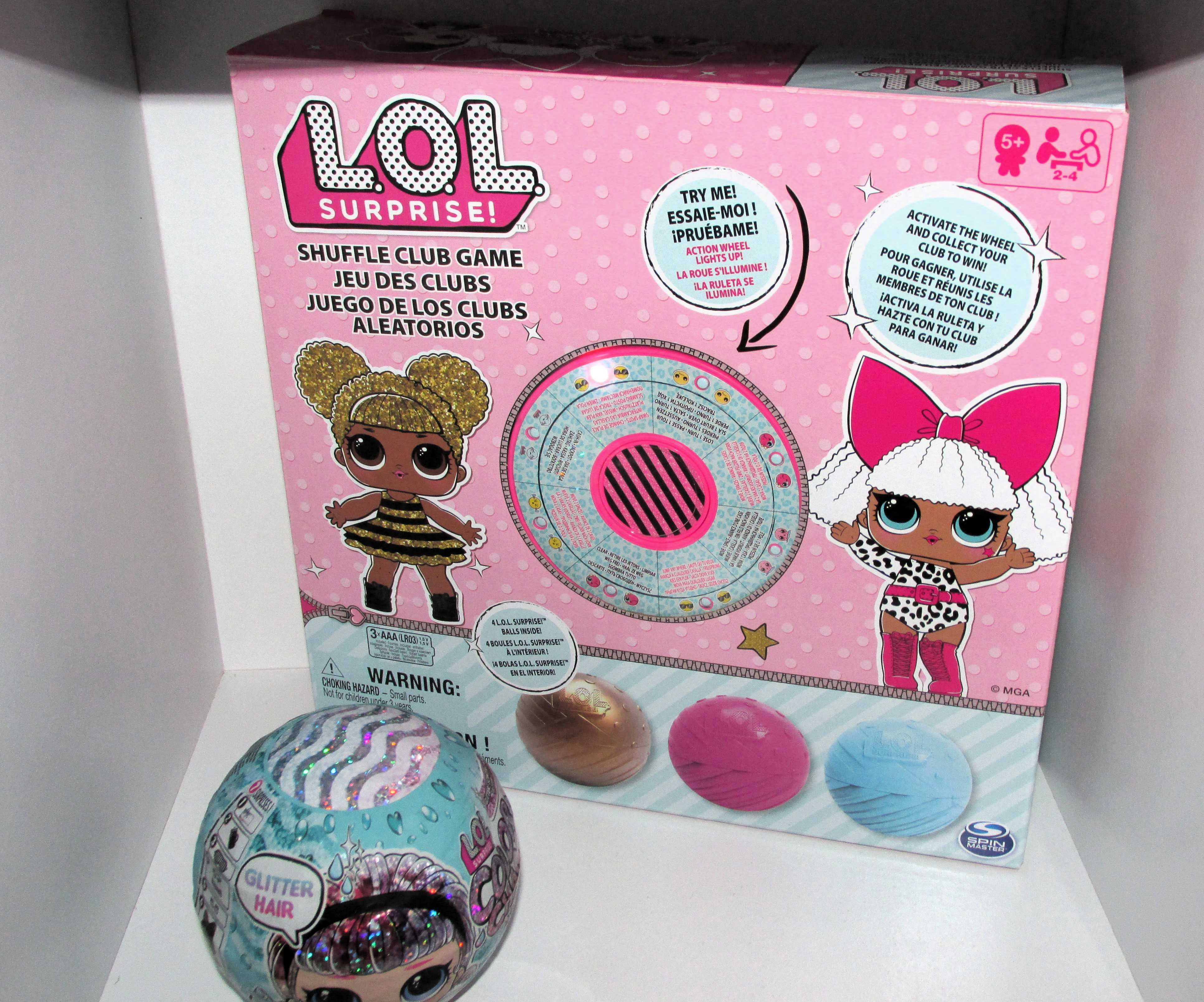 LOL Surprise! Board game + Bola com Boneca Novo/Selado