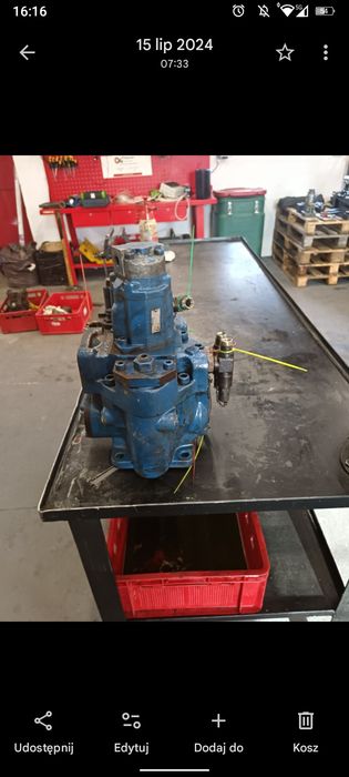 Naprawa pomp i silników hydraulicznych