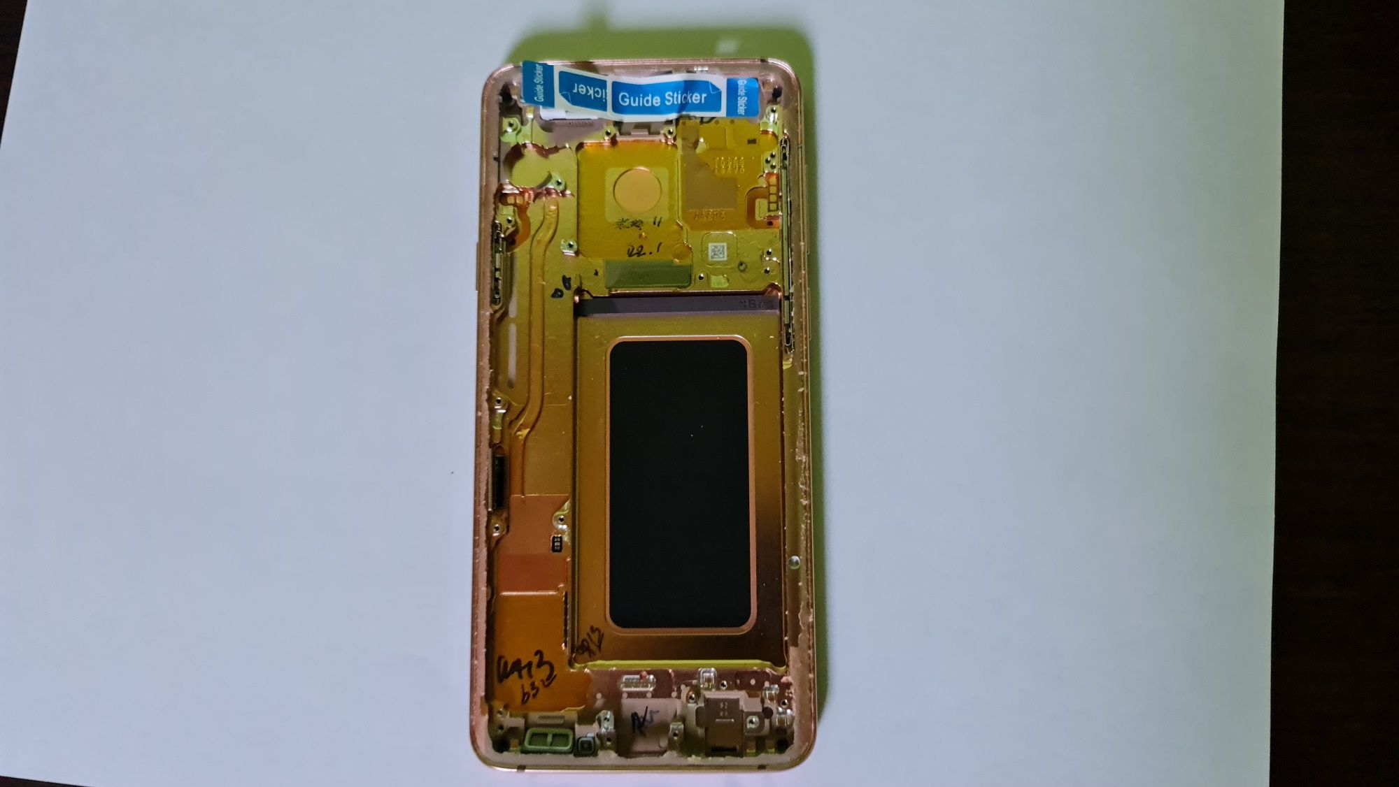 Wyświetlacz S9+ SM-G965F Działa, ale tylko na max jasności dotyk OK