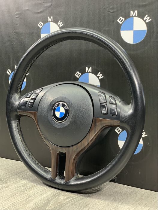 Спорт руль під Дерево Bmw E38 E39 E46 E53 Подушка Бмв