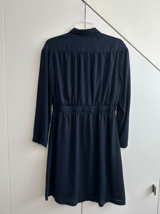 Reserved granatowa sukienka M