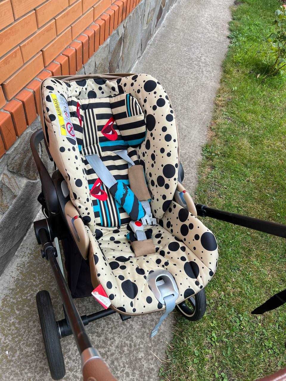 Cybex Priam Platinum 3в1+ автокрісло Karolina Kurkova Повний комплект