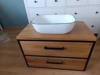 Nowa szafka łazienkowa loft fabrykaloft 80 x 45 x 53 (wysokość) dąb