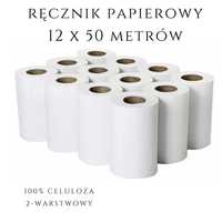 Ręcznik papierowy MINI 12 x 50metrów celuloza 2-warstwowy