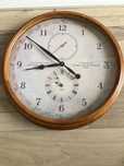 Zegar scianny 53cm, drewno, vintage