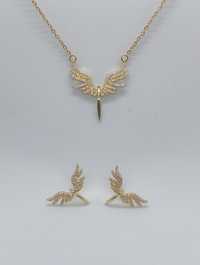 Zestaw / komplet biżuterii - błyszczący anioł