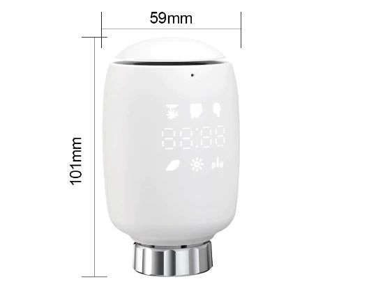 ZigBee Tuya TV05 głowica termostat 2 sztuki NOWE