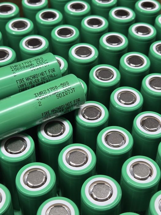 Нові елементи Samsung 50s ном.напруга 3,60V, роб.напруга 2,95V–4,2V