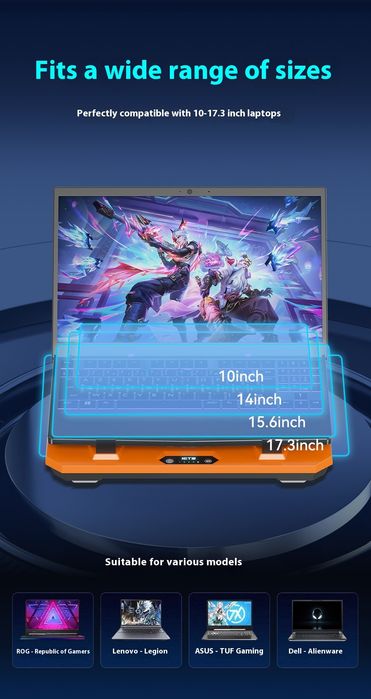 IETS GT300 UPGRADED Вакуумная охлаждающая Подставка для Ноутбука