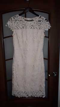 Sukienka koktajlowa koronkowa Orsay roz. 38