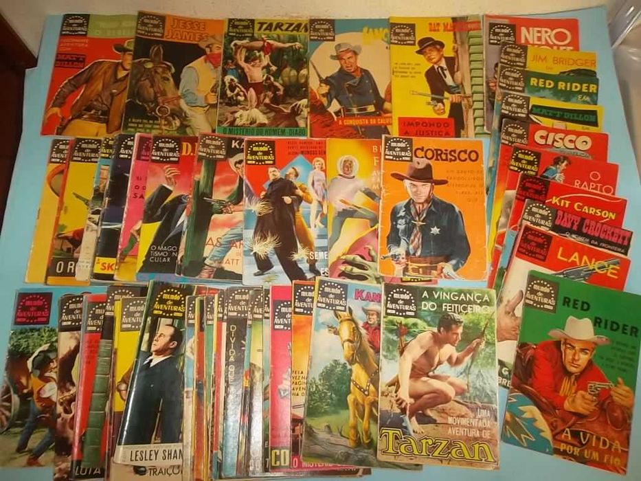 Mundo de Aventuras - Lote com revistas antigas.
