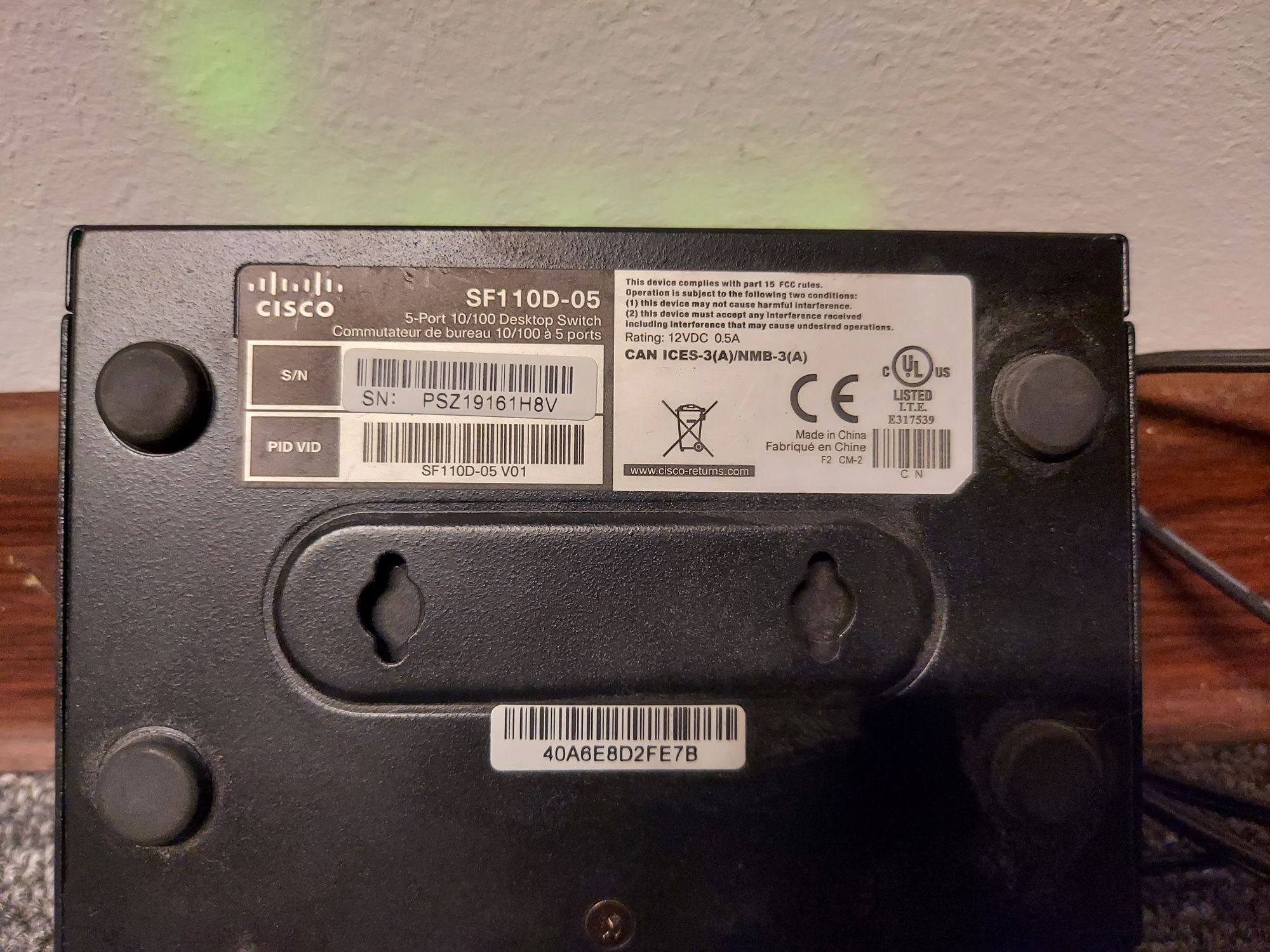 Przełącznik sieciowy SWITCH Cisco SF-110D-05
