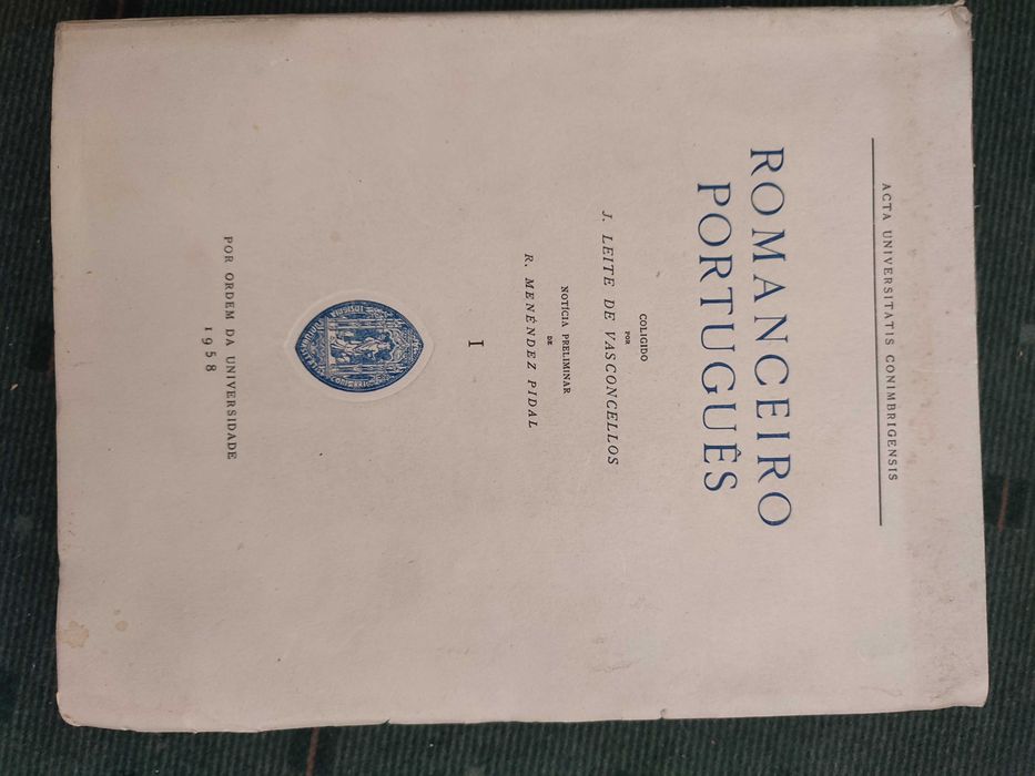 Romanceiro Português Coligido por J. Leite Vasconcelos - I - 1958