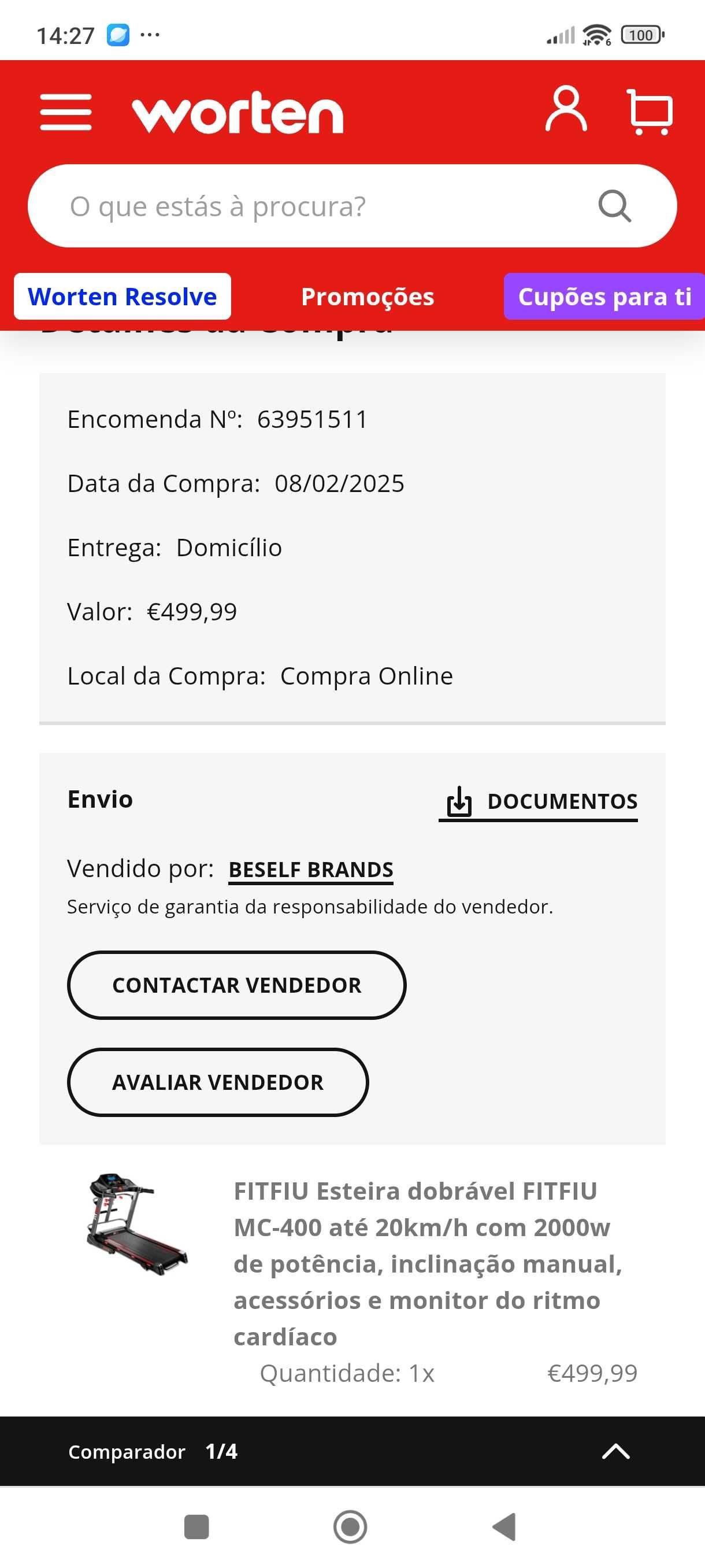 Passadeira fitness