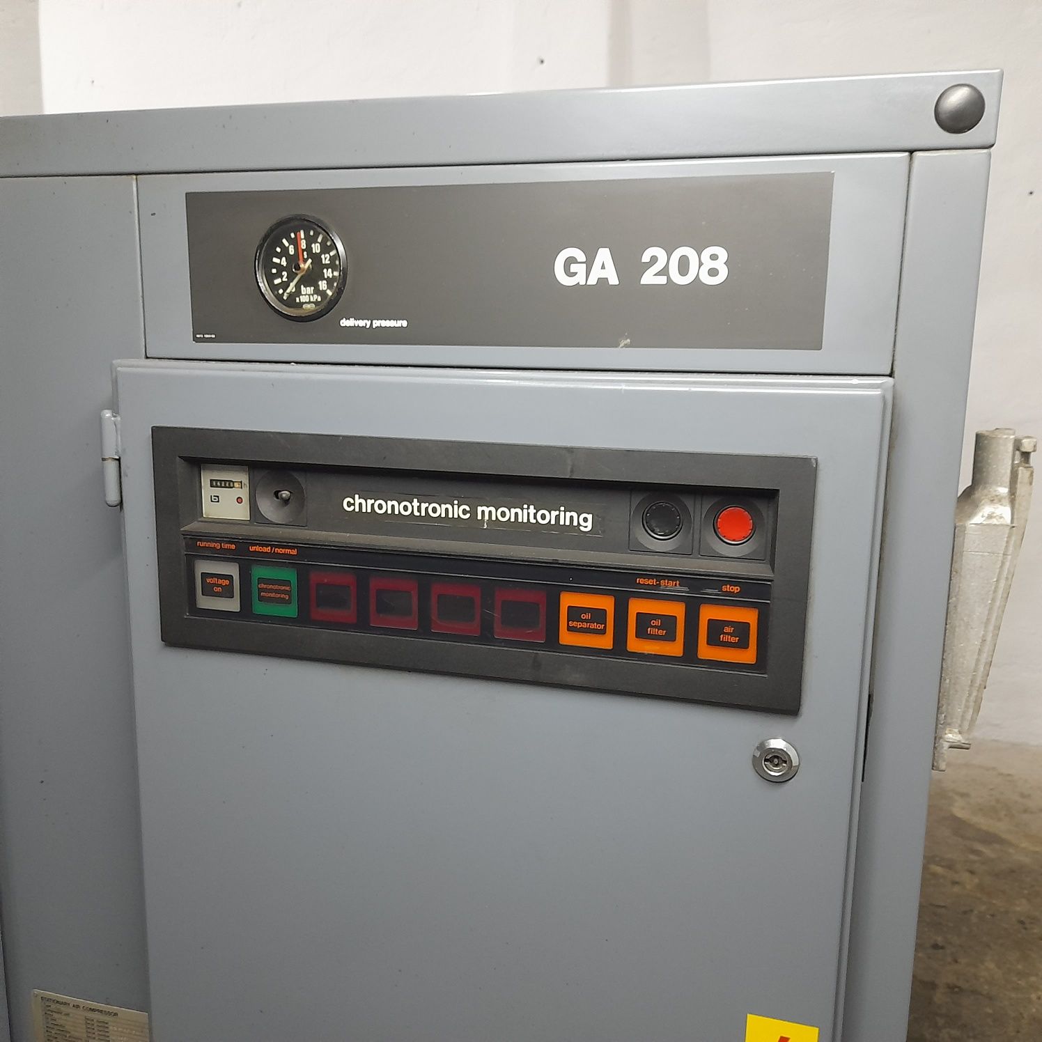 Sprężarka śrubowa Atlas Copco GA 208 18.5kw 8Bar  kompresor